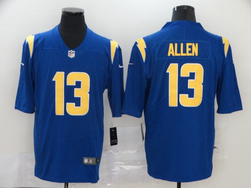 Men's Los Angeles Chargers Keenan Allen #13 Blue 2nd Alternate Jersey